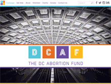 Tablet Screenshot of dcabortionfund.org
